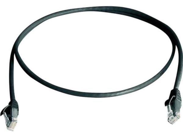 Telegärtner U/UTP, Cat 6, 3 m, 3 m, Cat6, U/UTP (UTP), RJ-45, RJ-45, Svart
