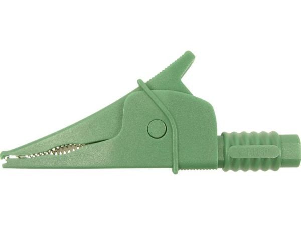 Cliff Croc Clip Turvallisuuskrokotiili jalka liitin 4 mm CAT III 1000 V Vihreä