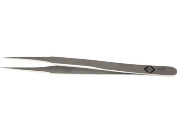 C.K. T2348 presisjons-tweezere 2 SA spiss, flat, fin 120 mm