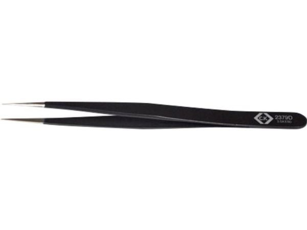 C.K. T2379D ESD-pinsett 3 SA-ESD Spiss, fin 120 mm