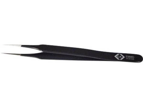 C.K. T2388D ESD-pinsett 4A SA-ESD spiss fin 110 mm C.K. T2388D ESD-pinsett 4A SA-ESD spiss fin 110 mm
