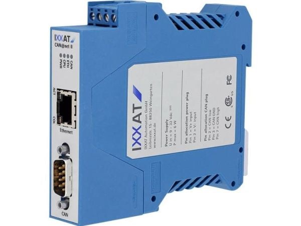 Ixxat 1.01.0086.10200 CAN@net II/VCI CAN-bus-omvandlare, CAN bus, Ethernet, 24 V/DC, 1 st