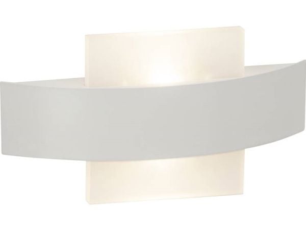 Brilliant vegglampe Brilliant SOLUTION hvit vegglampe led G94393/05