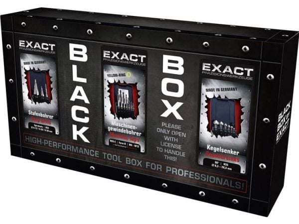 Exact 70611 BlackBox maskintappsett metrisk M3–M12 høyregjenger HSS-E form B 1 stk
