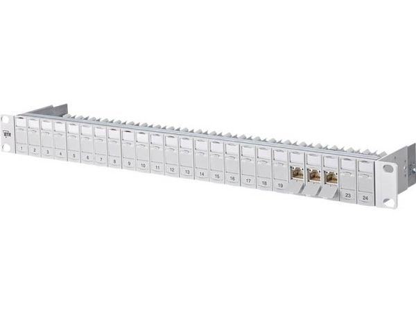 METZ CONNECT 130B11P0-E, IEEE 802.3an, 10 Gigabit, RJ-45, Grå, Rackmontering, 1U