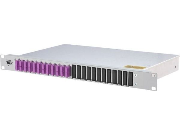 METZ CONNECT OpDAT, SC, grå, aluminium, stål, hyllemontering, 1U, 482,6 mm