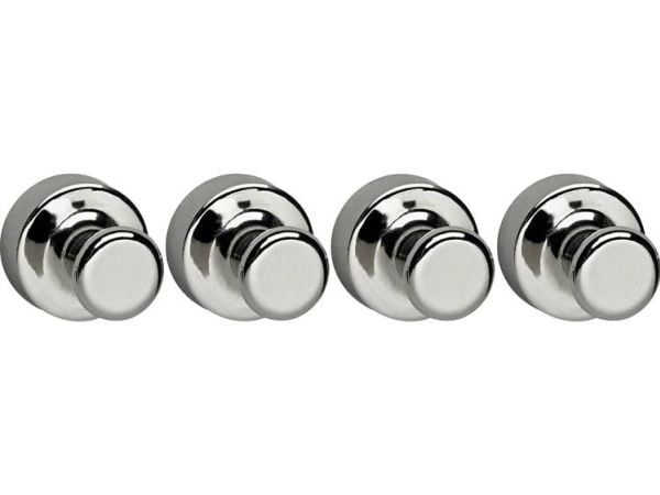 MAUL 6168896, Whiteboard-magnet, Nickel, Neodym, 20 mm, 4 stykker, Tyskland