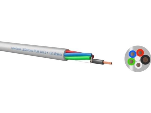 Kabeltronik 424P51105 424P51105 500 V PVC (Ø) 5,9 mm 1 m