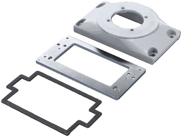 Rittal CP 6212.540, Aluminium, Stål, Hvit