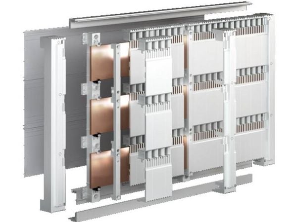 Rittal SV 9677.500, Barsett for buss, Grå, Polyamid, 1,72 kg, 2 stykker, 1,92 kg