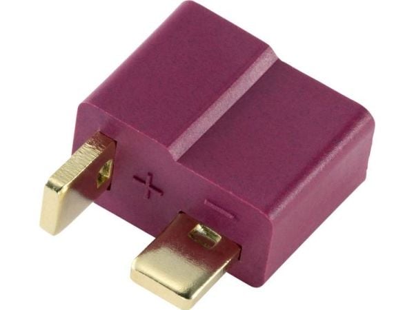 Reely 1399715 batterihylse T-stiftsystem forgylt, 20 stk