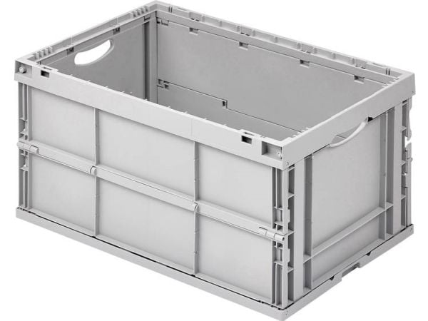 Alutec 05100 Sammenleggbar eske (L x B x H) 400 x 600 x 320 mm Grå 1 stk
