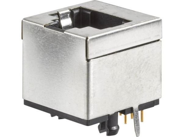 RJ45 liitin, uppoasennus pystysuoraan FCI Modulaariset liittimet CAT 3 Metalli 1 kpl