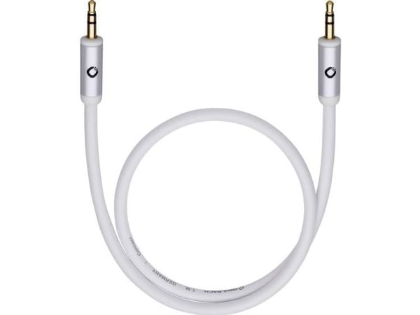 OEHLBACH i-Connect J-35 300, 3 m, 3.5mm, 3.5mm, Svart, Sølv