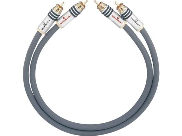OEHLBACH NF 14 Master Set, 2 x RCA, Hankjønn, 2 x RCA, Hankjønn, 0,5 m, Grå