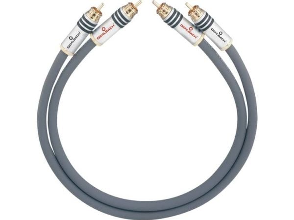 OEHLBACH NF 14 Master, 2 x RCA, Hankjønn, 2 x RCA, Hankjønn, 4 m, Antrasitt