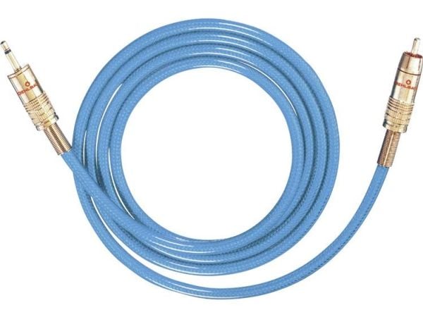 OEHLBACH 9058, 3.5mm, Hankjønn, RCA, Hankjønn, 5 m, Blå