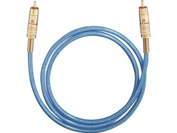 OEHLBACH 10m NF 113 Digital Set, RCA, Hankjønn, RCA, Hankjønn, 10 m, Blå
