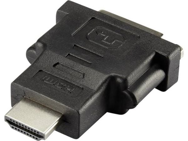 Renkforce RF-4212231, HDMI, DVI-D, Svart