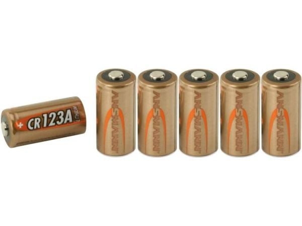 Ansmann 5020011-02, Engangsbatteri, CR123A, Lithium, 3 V, 6 stykker, Bronse