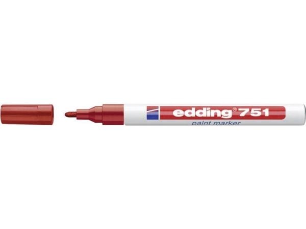 Paintmarker edding 751, röd