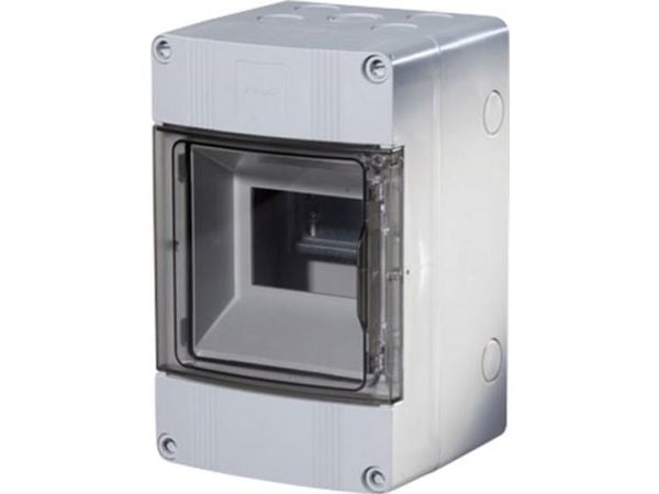 F-Tronic 7240026 APV4 Jakelukaappi Pinta-asennettava Jaksojen lukumäärä = 4 Rivien lukumäärä = 1