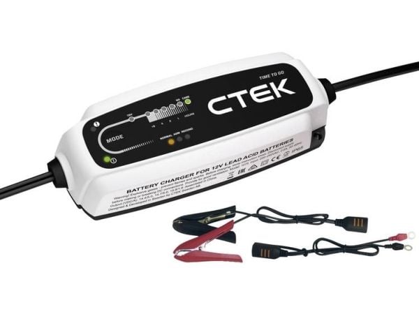 Ctek CT5 Time To Go, 12 V, 220 - 240 V, 50 - 60 Hz, Lataus, IP65, 20 ah
