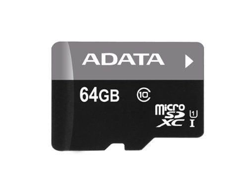 ADATA Premier - Flash-minneskort (microSDXC till SD-adapter inkluderad) - 64 GB - UHS Class 1 / Class10 - mikroSDXC UHS-I