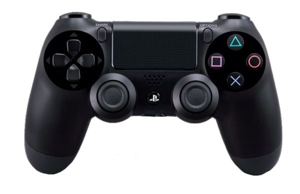 Sony DualShock 4 v2 - Spelkontroll - trådlös - Bluetooth - gagatsvart - för Sony PlayStation 4