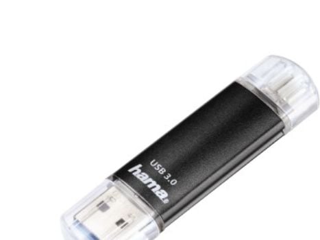 Hama FlashPen Laeta Twin USB-ekstrahukommelse älypuhelin/tabletti Sort 128 GB USB 3.2 Gen 1 (USB 3.0, Mikro-USB 2.0) Hama FlashPen Laeta Twin USB-ekstrahukommelse älypuhelin/tabletti Sort 128 GB USB 3.2 Gen 1 (USB 3.0, Mikro-USB 2.0)