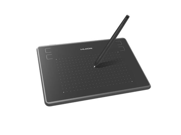 HUION H430P, Koblet med ledninger (ikke trådløs), 5080 Ipi, 122 x 76,2 mm, USB, 1 cm, Sort