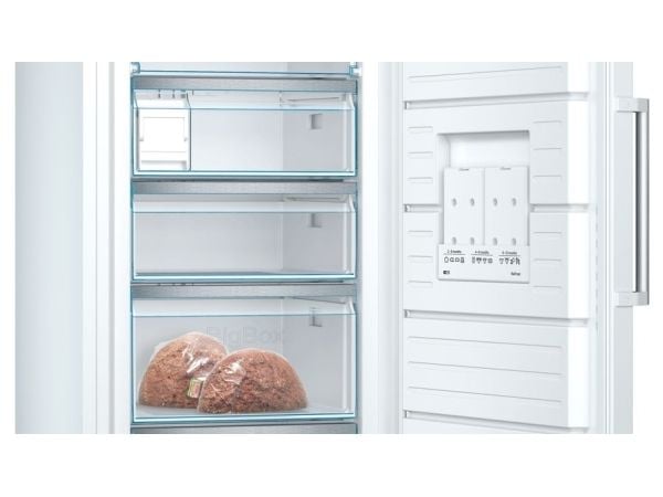 Bosch Serie | 6 GSN54AWDV - Fryser - stående - bredde: 70 cm - dybde: 78 cm - høyde: 176 cm - 328 liter - Klasse D - hvit