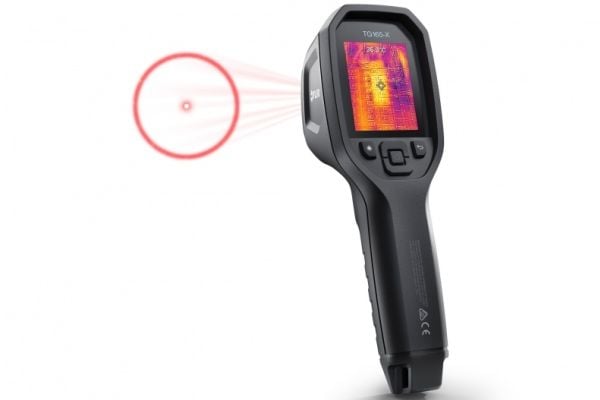 FLIR TG165-X - Termisk og visuelt lyskamerakombo - kompakt - 2,0 MP - flash 4 GB