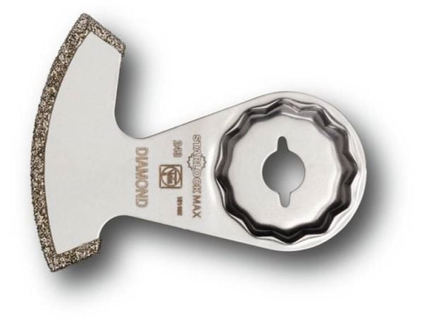 FEIN 63903243210, Diamant-kappeskive med segmentert kant, Tørrkutting, AFSC 18 QCSL (AFSC 18 QCSL), AFSC 18 QSL (AFSC 18 QSL), FEIN cordless MultiT...