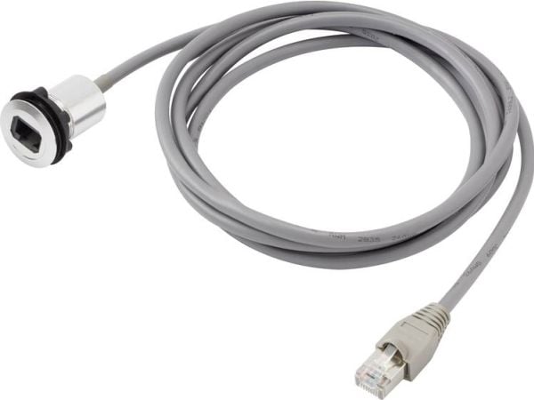 TRU COMPONENTS RJ45-01-BK RJ45 uppoasennusliitin 1408771 Liitin, uppoasennus, liitin, suora Liitin, suora Napojen lukumäärä: 8P8C Napojen lukumäärä...