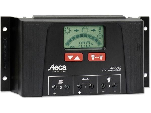 Steca Solarix 2525 Aurinkokennojen lataussäädin PWM 12 V, 24 V 25 A
