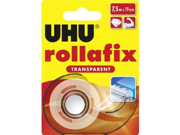 UHU rollafix TRANSPARENT 36955 tape transparent 7,5 m x 19 mm