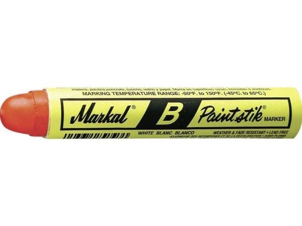 Markal Paintstik Original B 80220 permanent fargemarkør hvit 17 mm
