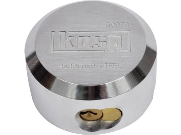 Kasp K50073LD Kuljetuslukko 73 mm hopea Avainlukko