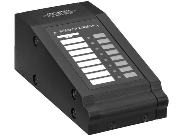 Monacor Extension Module, Musta, 8 painikkeet, ELA Command Microphone ARM-880RC