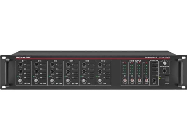 Monacor PA-6040MPX, Sort
