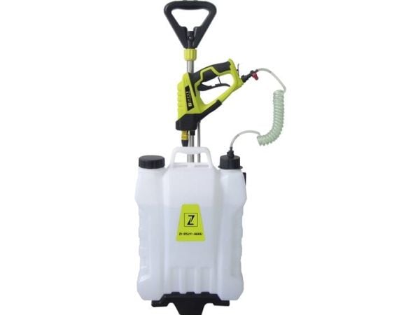 Zipper ZI-DS2V-AKKU, Ryggsekkstil, 15 l, Svart, Grønn, Hvit, 25 m², Utendørs, 4,9 kg