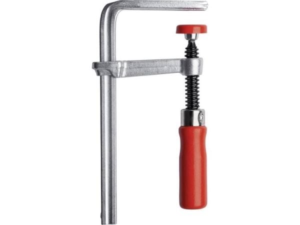 BESSEY bordklemme i helstål GTR16B6 sølv/rød 160/60 for føringsskinner