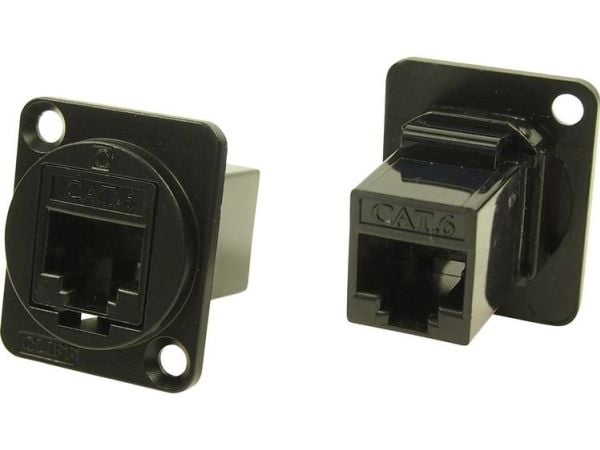 XLR-sovitin UTP RJ45 Cat6-sovitin, uppoasennus CP30222MB CP30222MB CP30222MB Cliff Sisältö: 1 kpl