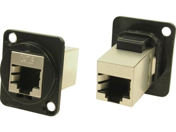 XLR-adapter UTP RJ45 Cat6, innfelt CP30222SMB CP30222SMB Cliff, innhold: 1 stk.