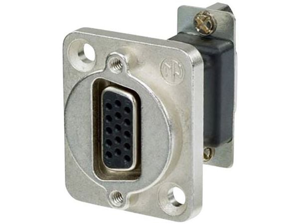 Neutrik NADB15FF, D-SUB, D-SUB, Silver