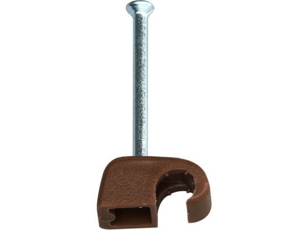 Kopp 342606089 Sømclips 34260606089 Bundt-Ø-område 4 til 7 mm Brun 50 stk