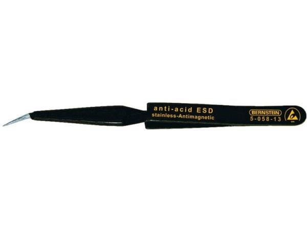 Bernstein 5-058-13, Rustfritt stål, Svart, Konisk, Buet, 13 g, 120 mm