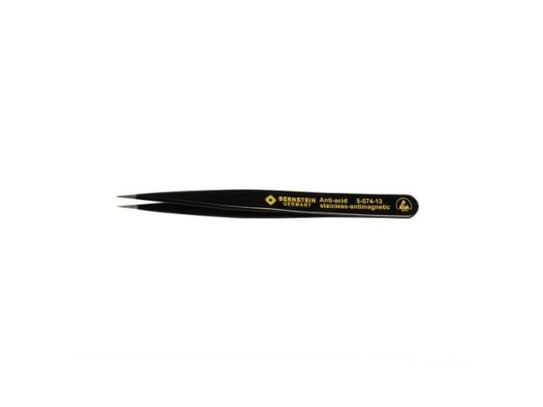 Bernstein 5-074-13, Rustfritt stål, Svart, Spiss, Rett, 120 mm, 14 mm
