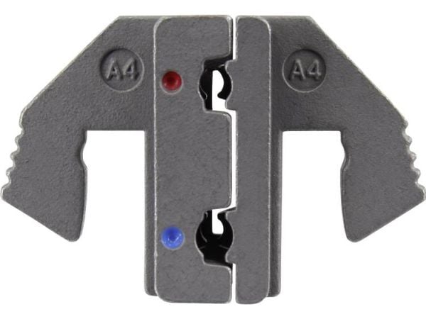 TOOLCRAFT PLE-0A4 krympeinnsatser for isolerte flatstift, vinklet (passer TOOLCRAFT PZ-500)
